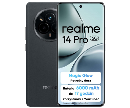 Smartfon realme 14 Pro 5G 8/256GB Suede Grey